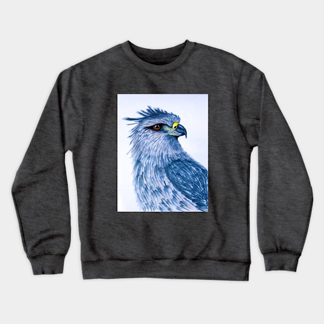 Blue eagle baby Crewneck Sweatshirt by LeonOla